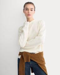 Cashmere Boyfriend Sweater | Snow