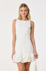 Elexis Ruffle Hem Mini Dress