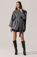 Elaxi Oversized Wrap Scarf Coat
