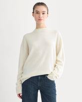 Cashmere Boyfriend Sweater | Snow