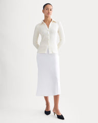 Cozy Rib Button-Up | Bone