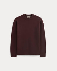 Cashmere Boyfriend Sweater | Wine
