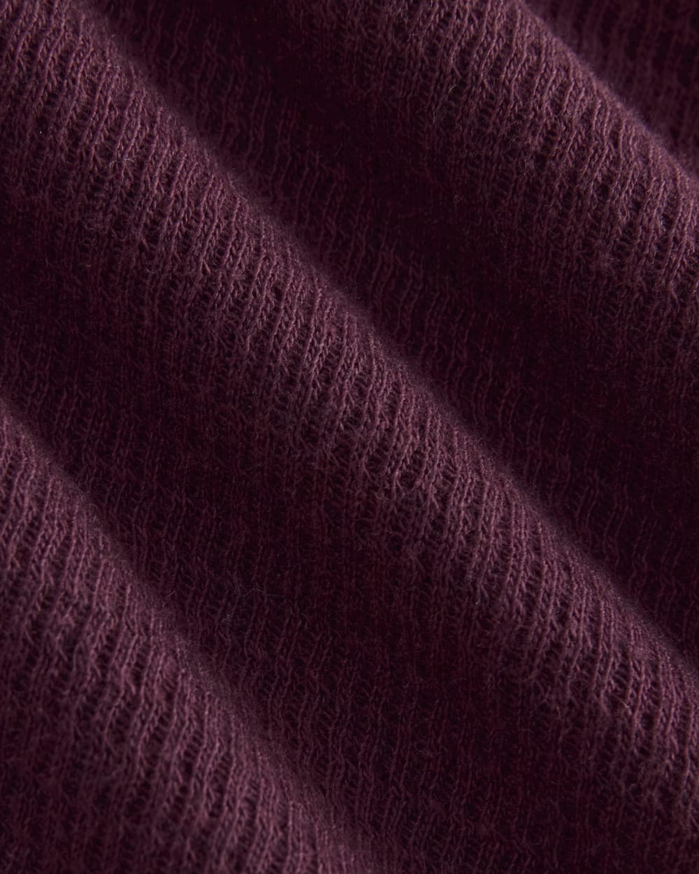 Boxy Henley in Cozy Waffle | Heathered Port Royale