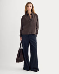 Boxy Shirt in Buttersoft | Coffee Bean