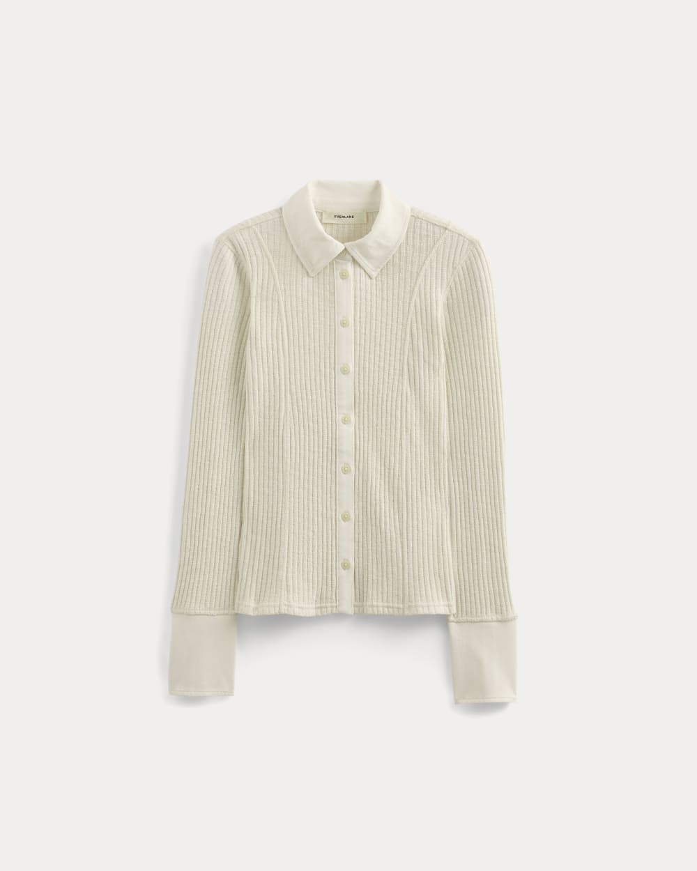 Cozy Rib Button-Up | Bone