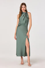Jelyn Satin Midi Dress