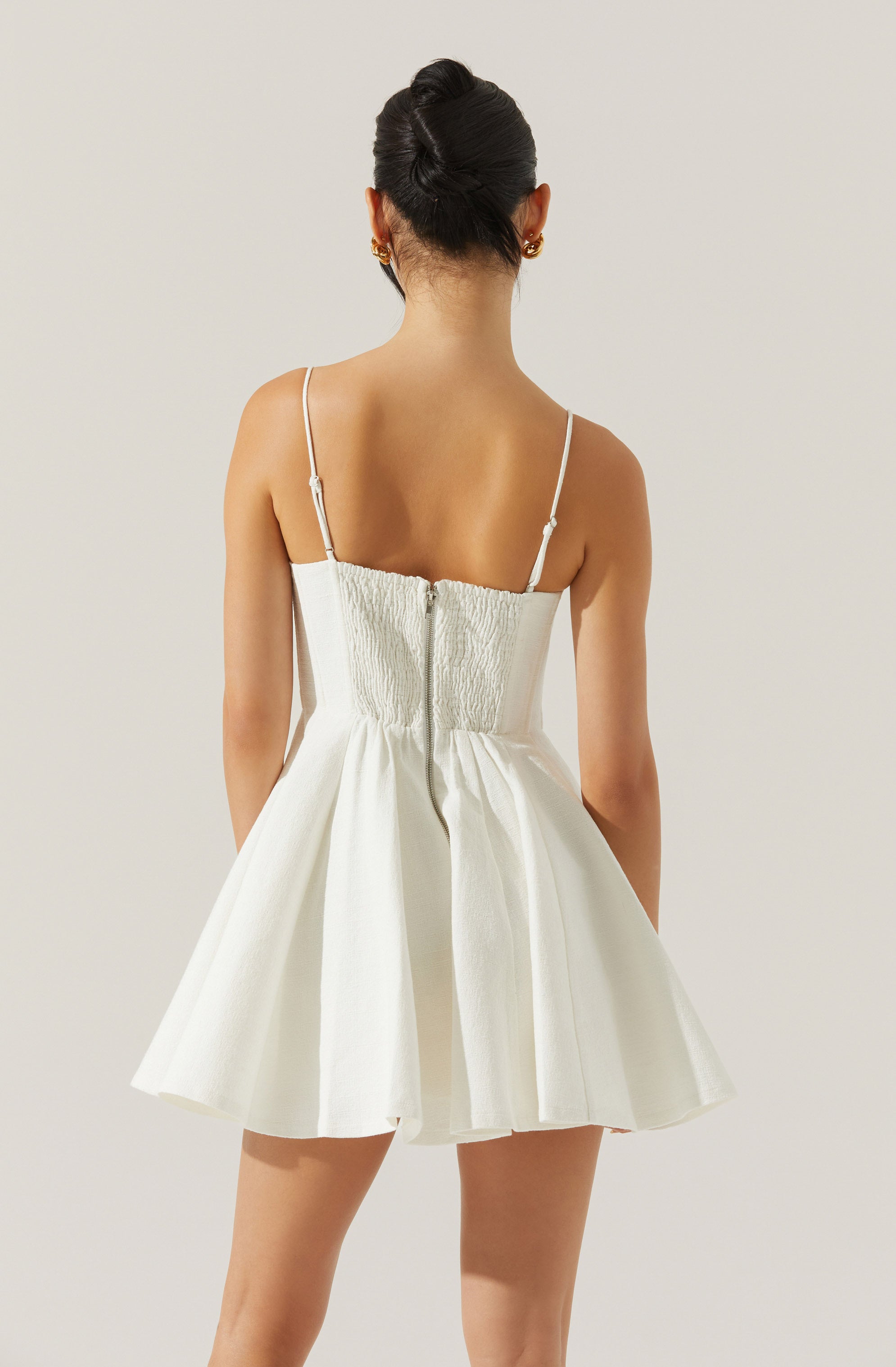 Fenna Textured Corset Mini Dress