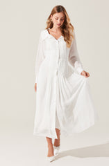 Diell Pleated Midi Dress
