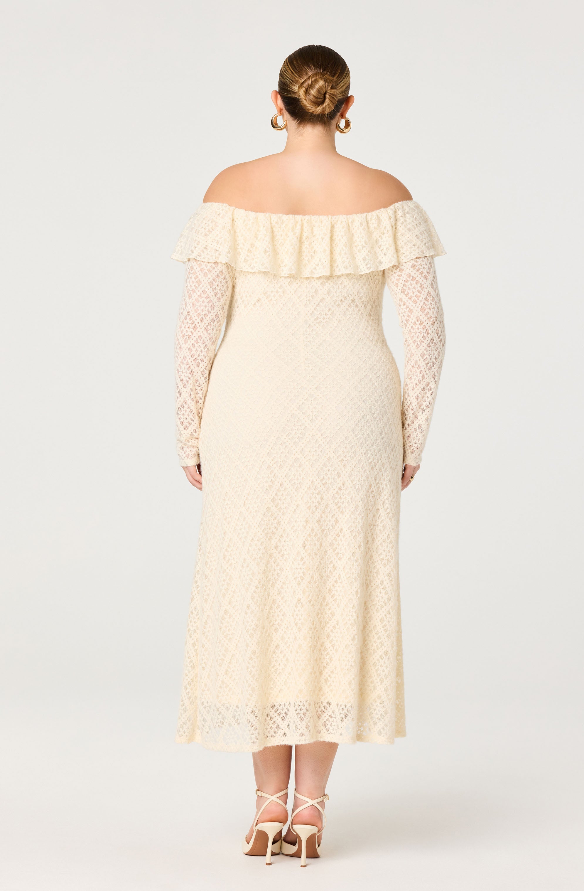 Dorian Ruffle Off Shoulder Dress