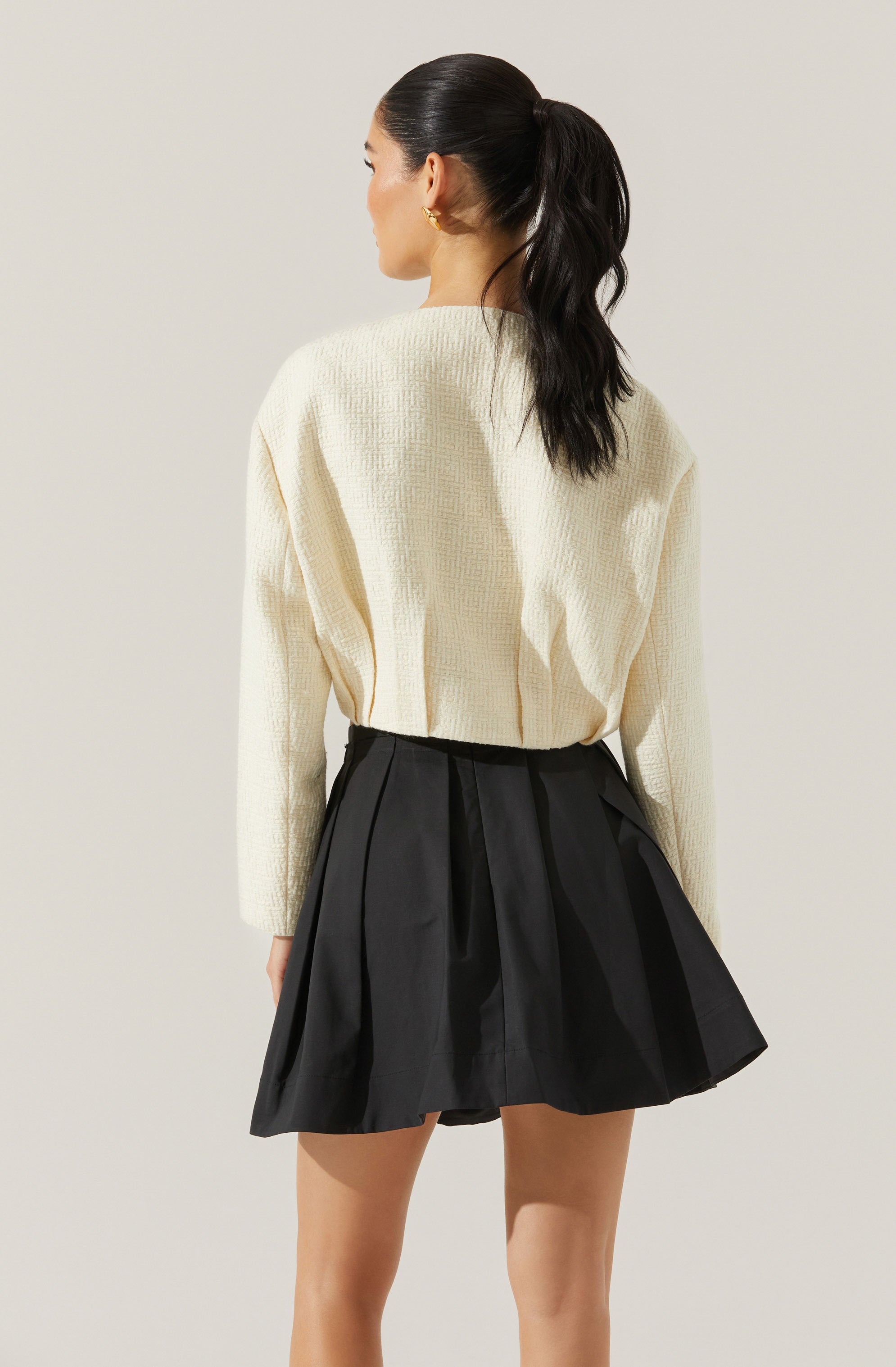 Edana Cropped Tailored Jacket