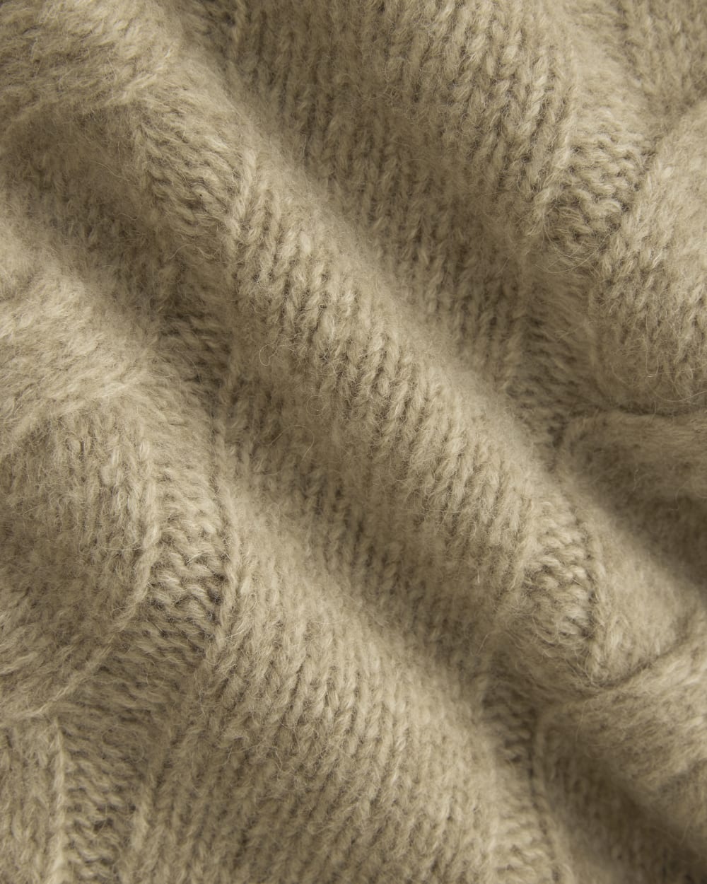 Cloud Cable V-Neck Sweater | Heathered Oatmeal